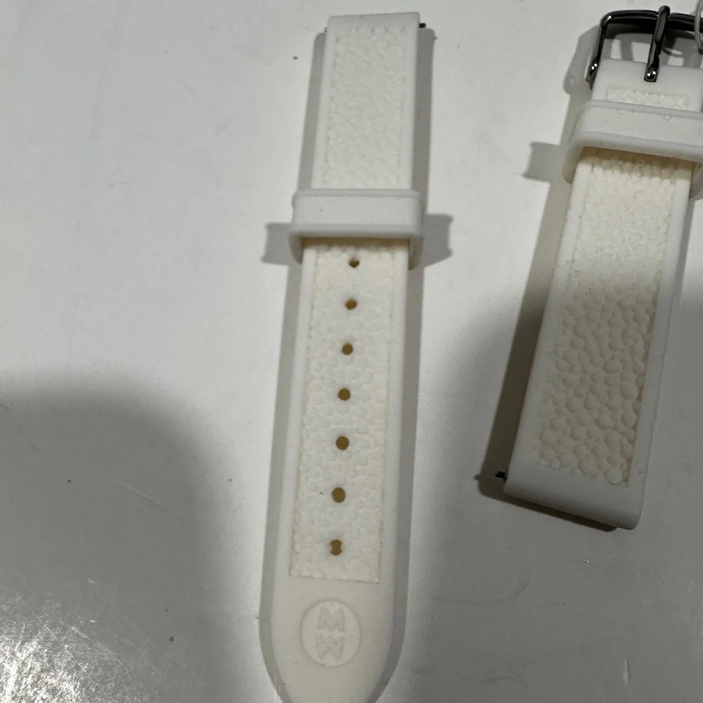 NWT $60 Michele Jelly‎ Brands for Watch in White